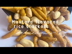 แครกเกอร์ข้าวปั้นรูปพระจันทร์เสี้ยว ขนมข้าวเกรียบญี่ปุ่น วาซาบิ ข้าวเกรียบสาหร่าย