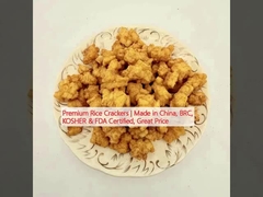 ครั๊กเกอร์ข้าวพรีเมียม ผลิตในประเทศจีน มีใบรับรอง BRC, KOSHER และ FDA ราคาดีมาก